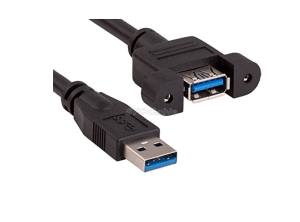 USB 3.0 paneeliasenteiset Kirjoita uros-A-naaras Kaapeli