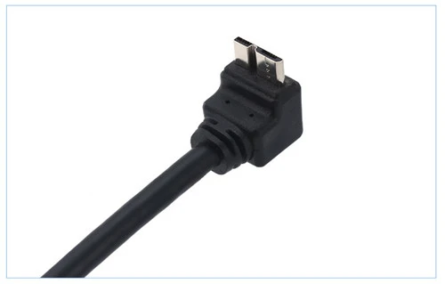 Down Angle USB 3.0 A to Micro B Cable