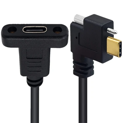 Lukittava USB 3.1 Type C -jatkokaapeli